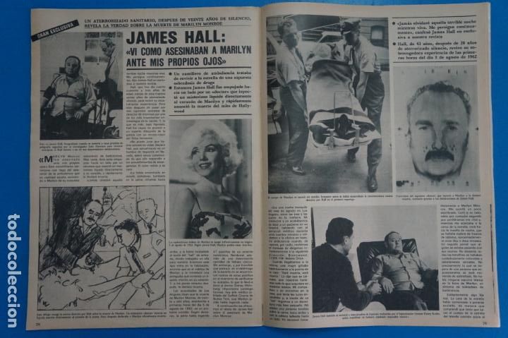 Coleccionismo de Revistas y Peri&oacute;dicos: RECORTE CLIPPING DE ROCIO JURADO REVISTA SEMANA N&ordm; 2239 PAG. 78 AL 80 L35