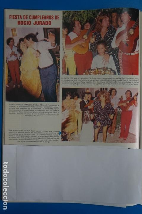 Coleccionismo de Revistas y Peri&oacute;dicos: RECORTE CLIPPING DE ROCIO JURADO REVISTA SEMANA N&ordm; 2277 PAG. 44 L35