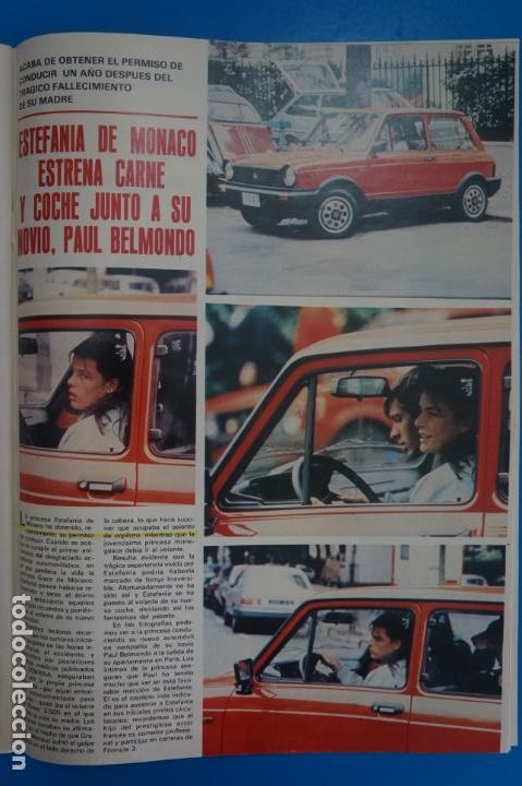 Coleccionismo de Revistas y Peri&oacute;dicos: RECORTE CLIPPING DE ESTEFANIA DE MONACO Y PAUL BELMONDO REVISTA SEMANA N&ordm; 2277 PAG. 101 L35