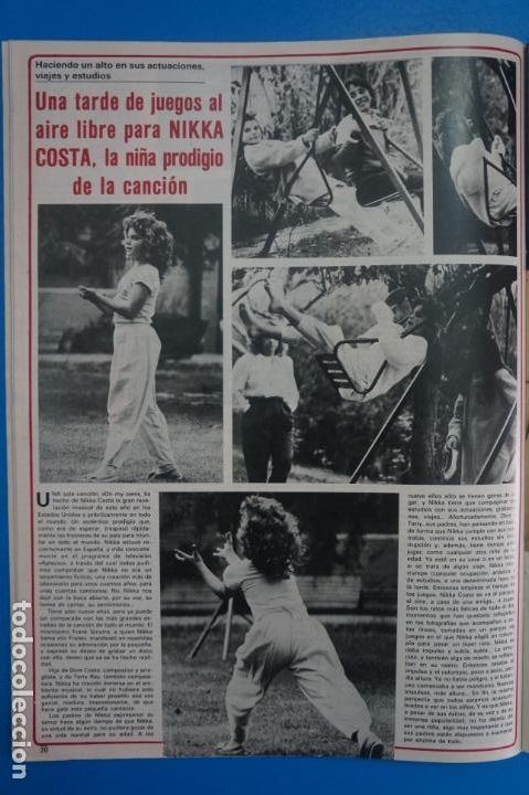 Coleccionismo de Revistas y Peri&oacute;dicos: RECORTE CLIPPING DE NIKKA COSTA NI&Ntilde;A PRODIGIO REVISTA SEMANA N&ordm; 2194 PAG. 30 L35