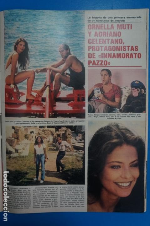 Coleccionismo de Revistas y Peri&oacute;dicos: RECORTE CLIPPING DE ORNELLA MUTI Y ADRIANO CELENTANO REVISTA SEMANA N&ordm; 2194 PAG. 43 Y 44 L35