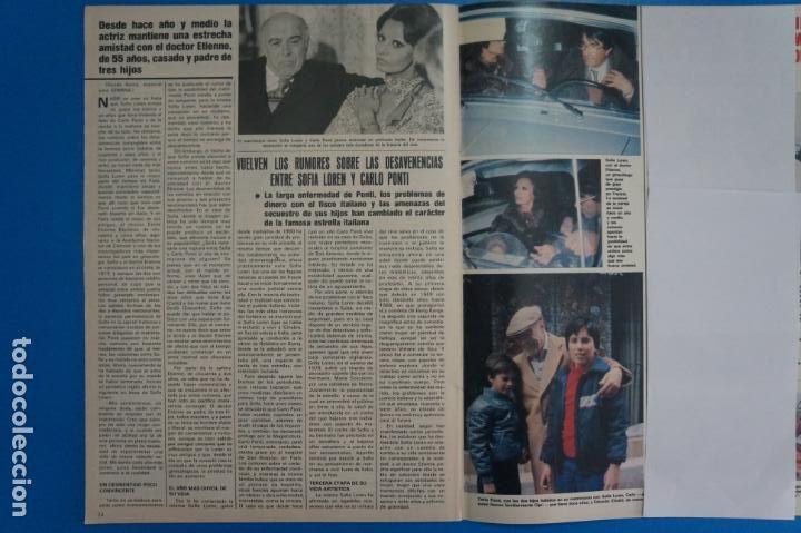 Coleccionismo de Revistas y Peri&oacute;dicos: RECORTE CLIPPING DE SOFIA LOREN Y CARLO PONTI REVISTA SEMANA N&ordm; 2194 PAG. 72 L35
