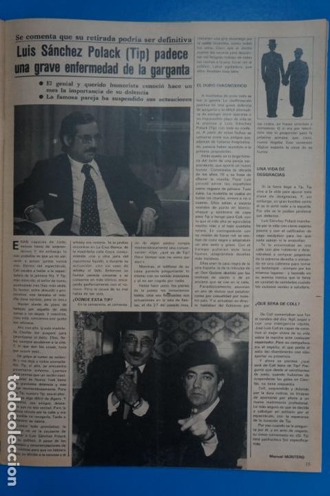 Coleccionismo de Revistas y Peri&oacute;dicos: RECORTE CLIPPING DE TIP Y COLL REVISTA SEMANA N&ordm; 2213 PAG. 15 AL 17 L35
