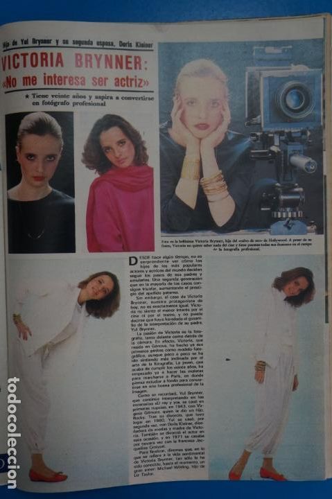 Coleccionismo de Revistas y Peri&oacute;dicos: RECORTE CLIPPING DE VICTORIA BRYNNER REVISTA SEMANA N&ordm; 2213 PAG. 57 L35