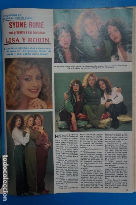 Coleccionismo de Revistas y Peri&oacute;dicos: RECORTE CLIPPING DE SYDNE ROME REVISTA SEMANA N&ordm; 2213 PAG. 61 L35