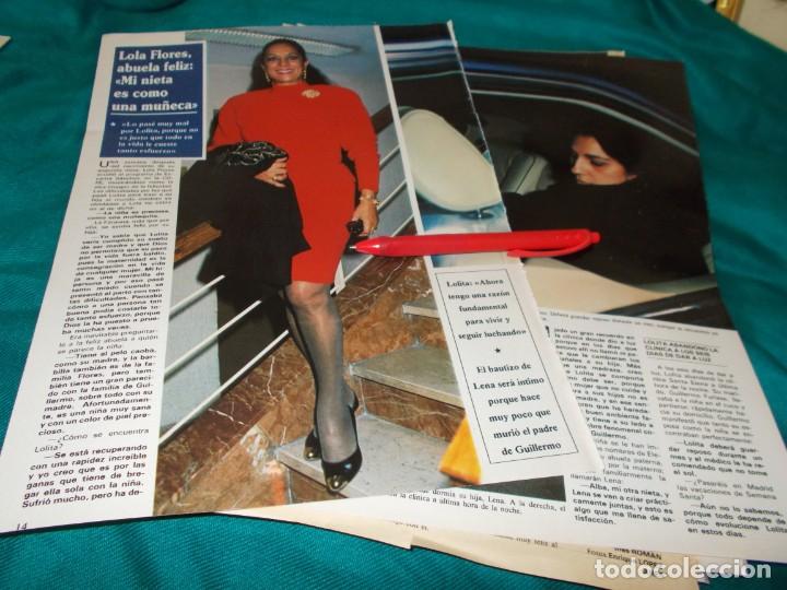 Sammeln von Zeitschriften und Zeitungen: RECORTE : LOLA FLORES, ABUELA FELIZ. SEMANA, MARZO 1988(#)