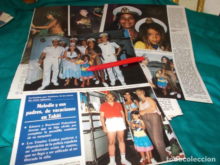 Sammeln von Zeitschriften und Zeitungen: RECORTE : VAITIARE, CON MELODIE Y SUS PADRES. SEMANA, MARZO 1988(#)