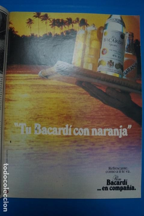 Coleccionismo de Revistas y Peri&oacute;dicos: RECORTE CLIPPING DE ANUNCIO BACARDI REVISTA SEMANA N&ordm; 2260 PAG. 27 L36