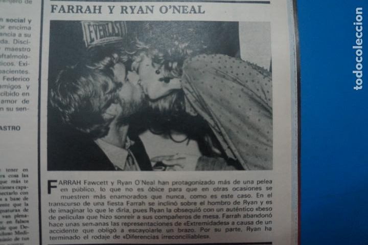 Coleccionismo de Revistas y Peri&oacute;dicos: RECORTE CLIPPING DE FARRAH Y RYAN O&acute;NEAL REVISTA SEMANA N&ordm; 2287 PAG. 111 L36