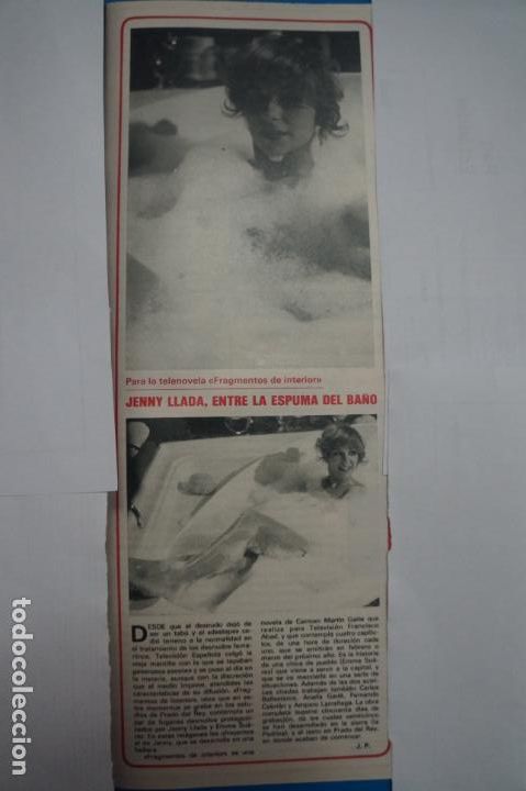 Coleccionismo de Revistas y Peri&oacute;dicos: RECORTE CLIPPING DE JENNY LLADA REVISTA SEMANA N&ordm; 2287 PAG. 43 L36