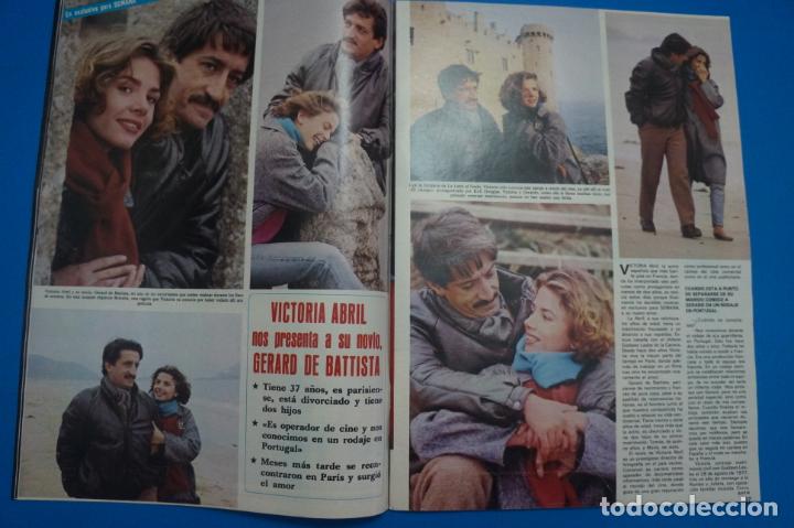 Coleccionismo de Revistas y Peri&oacute;dicos: RECORTE CLIPPING DE VICTORIA ABRIL Y SU NOVIO GERARD DE BATTISTA REVISTA SEMANA N&ordm; 2287 PAG. 16 L36
