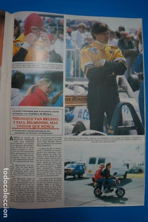 Coleccionismo de Revistas y Peri&oacute;dicos: RECORTE CLIPPING DE VERONIQUE VAN BRUSSEL Y PAUL BELMONDO REVISTA SEMANA N&ordm; 2373 PAG. 59 L36