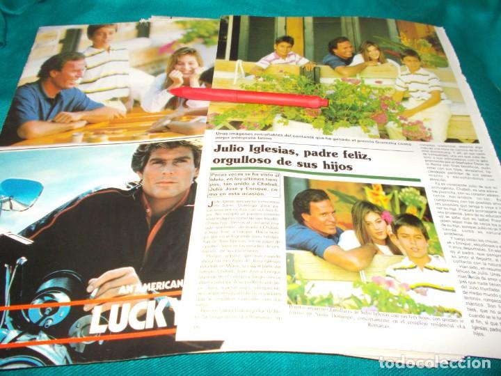 Coleccionismo de Revistas y Peri&oacute;dicos: RECORTE : JULIO IGLESIAS, PADRE ORGULLOSO Y FELIZ. SEMANA, MARZO 1988(#)