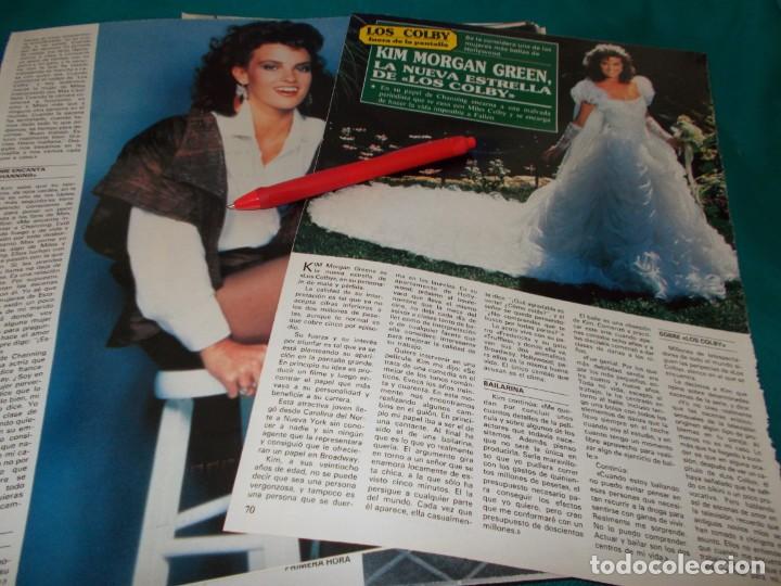 Sammeln von Zeitschriften und Zeitungen: RECORTE : KIM MORGAN GREEN, DE LA SERIE LOS COLBY. SEMANA, MARZO 1988(#)