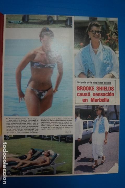 Coleccionismo de Revistas y Peri&oacute;dicos: RECORTE CLIPPING DE BROKE SHIELDS REVISTA SEMANA N&ordm; 2373 PAG. 3 L36