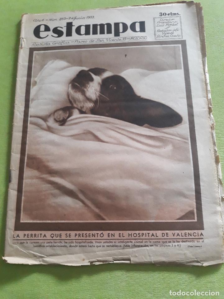 Collezionismo di Riviste e Giornali: ESTAMPA N&ordm; 285, 24-06-1933, LA DERROTA DE LOS ANTIFEMINISTAS - GUIP&Uacute;ZCOA - VILLACAMPA - MADRID