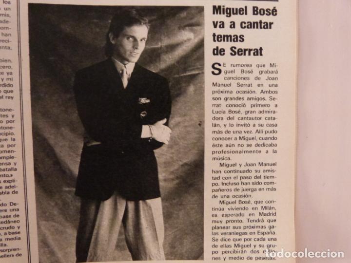Coleccionismo de Revistas y Peri&oacute;dicos: RECORTE CLIPPING DE MIGUEL BOS&Eacute; REVISTA SEMANA N&ordm; 2252 PAG. 111 L37