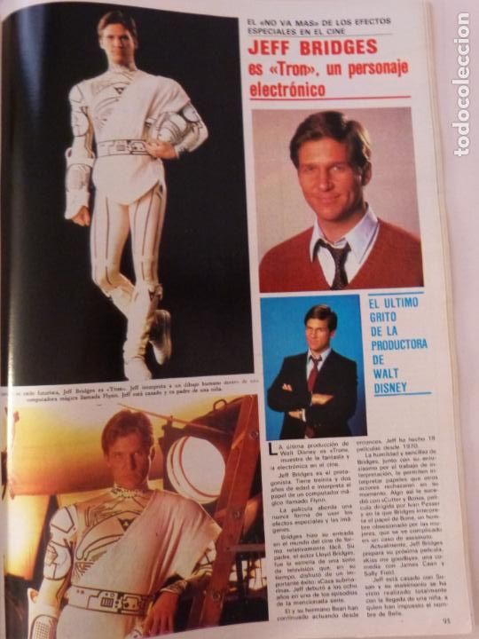 Coleccionismo de Revistas y Peri&oacute;dicos: RECORTE CLIPPING DE JEFF BRIGDES REVISTA SEMANA N&ordm; 2252 PAG. 95 L37