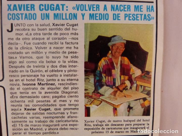 Coleccionismo de Revistas y Peri&oacute;dicos: RECORTE CLIPPING DE XAVIER CUGAT REVISTA SEMANA N&ordm; 2246 PAG. 61 L37