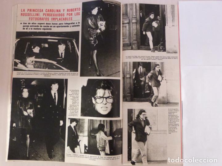 Coleccionismo de Revistas y Peri&oacute;dicos: RECORTE CLIPPING DE CAROLINA DE MONACO Y ROBERTO ROSSELLINI REVISTA SEMANA N&ordm; 2246 PAG. 46 Y 47 L37