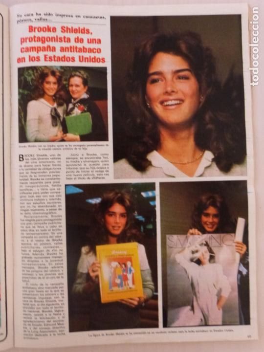 Coleccionismo de Revistas y Peri&oacute;dicos: RECORTE CLIPPING DE BROKE SHIELDS REVISTA SEMANA N&ordm; 2237 PAG. 49 L37