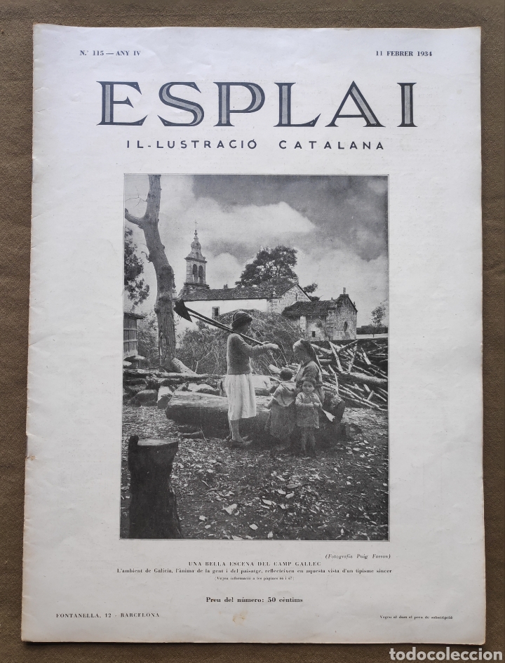 Coleccionismo de revistas y peri&oacute;dicos: GALICIA FOTOGRAF&Iacute;A REVISTA ESPLAI 1934
