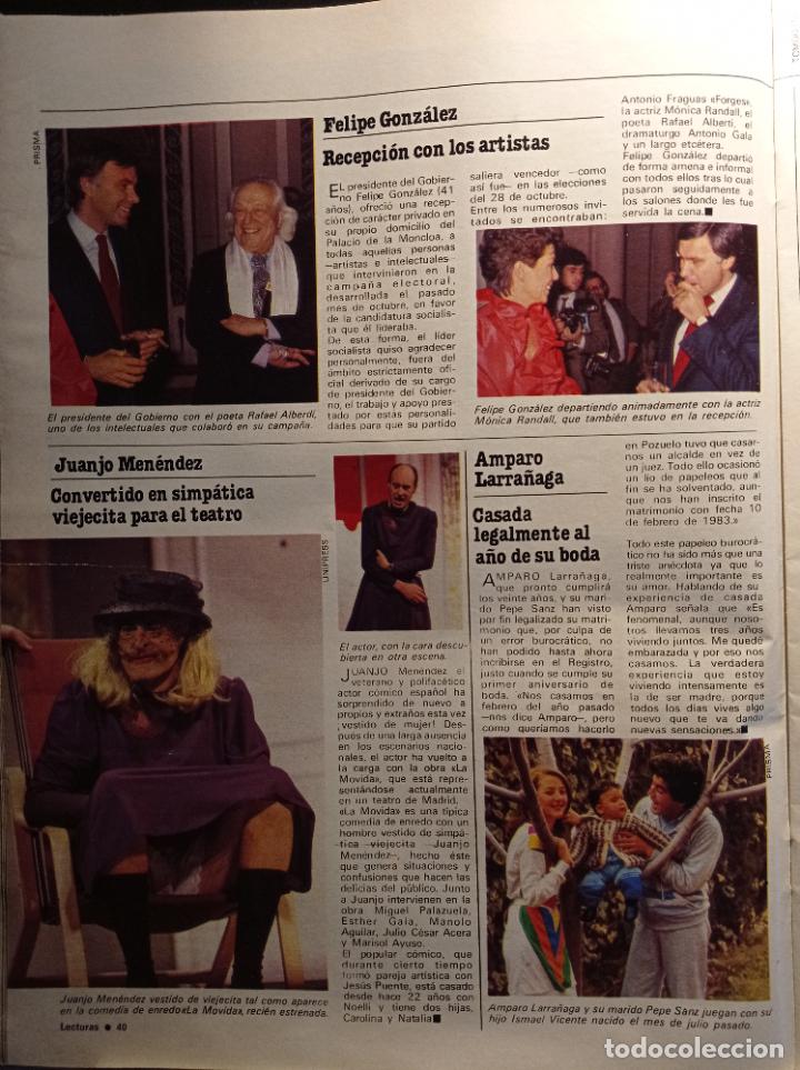 Coleccionismo de Revistas y Peri&oacute;dicos: JUANJO MENENDEZ RAFAEL ALBERTI MONICA RANDALL AMPARO LARRA&Ntilde;AGA