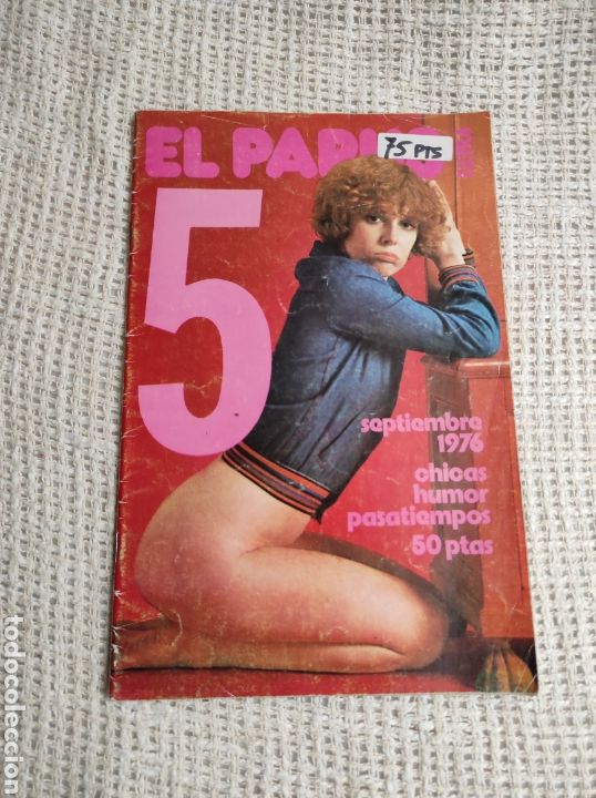 Coleccionismo de Revistas y Peri&oacute;dicos: REVISTA EL PAPUS N&ordm; 5 A&Ntilde;O 1976 , CHICAS HUMOR , PASATIEMPOS