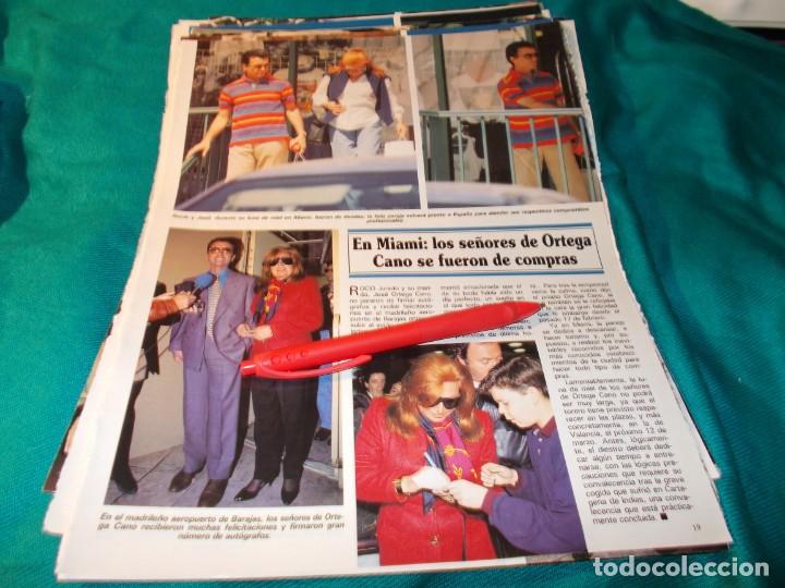 Coleccionismo de Revistas y Peri&oacute;dicos: RECORTE : ROCIO JURADO Y ORTEGA CANO EN MIAMI. SEMANA, MARZO 1995(#)