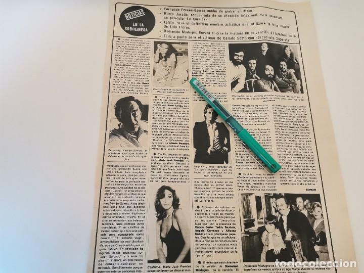 Coleccionismo de Revistas y Peri&oacute;dicos: ROC&Iacute;O JURAD&Oacute;, FERNANDO FERNAN G&Oacute;MEZ, MOCEDADES, MARIA JOS&Eacute; PRENDES Y ANUNCIO DIXAN KELVINATOR 1975