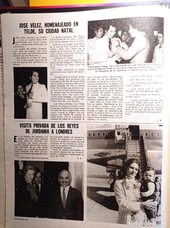 Colecionismo de Revistas e Jornais: jose velez noor de jordania hussein con margaret thatcher