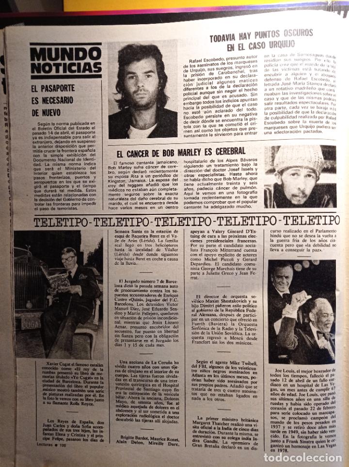 Colecionismo de Revistas e Jornais: xavier cugar bob marley rafi escobedo frank sinatra
