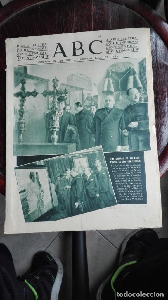 Coleccionismo de Revistas y Peri&oacute;dicos: ABC S&Aacute;BADO 25 de octubre de 1941 n&uacute;mero 11129