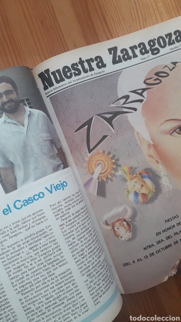 Coleccionismo de Revistas y Peri&oacute;dicos: Nuestra Zaragoza Revista tomo n&deg; 50 a 65-66 febrero 86- julio 87