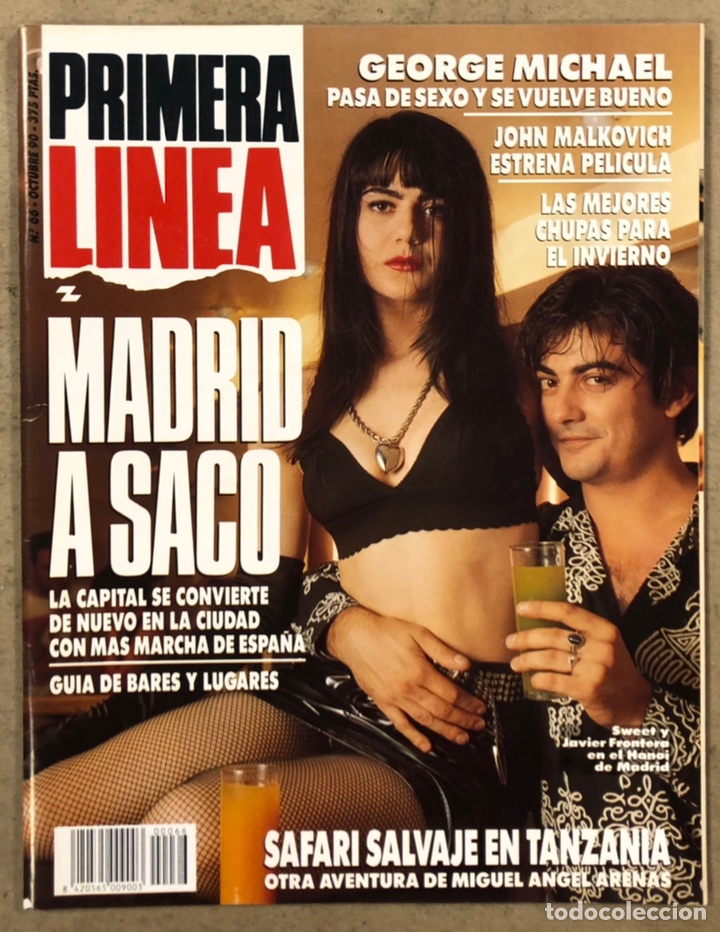 Collection Magazines and Newspapers: PRIMERA L&Iacute;NEA N&deg; 66 (1990). VICTOR COYOTE, GEORGE MICHAEL, MOVIDA MADRID, JAVIER LA FRONTERA,...