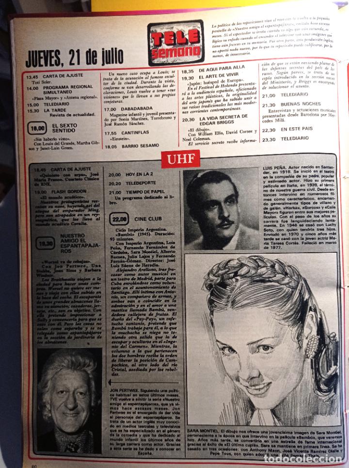 Coleccionismo de revistas y peri&oacute;dicos: jon portwee luis pe&ntilde;a sara montiel