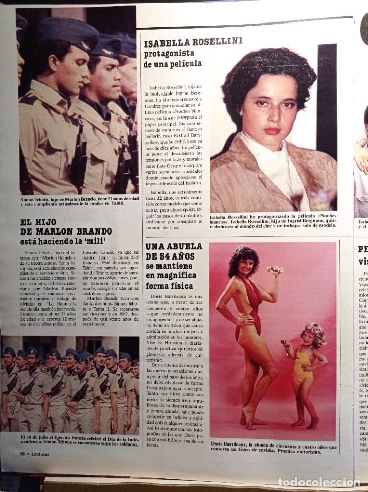 Coleccionismo de Revistas y Peri&oacute;dicos: ISABELLA ROSELLINI SIMON TEHOTU HIJO DE MARLON BRANDO