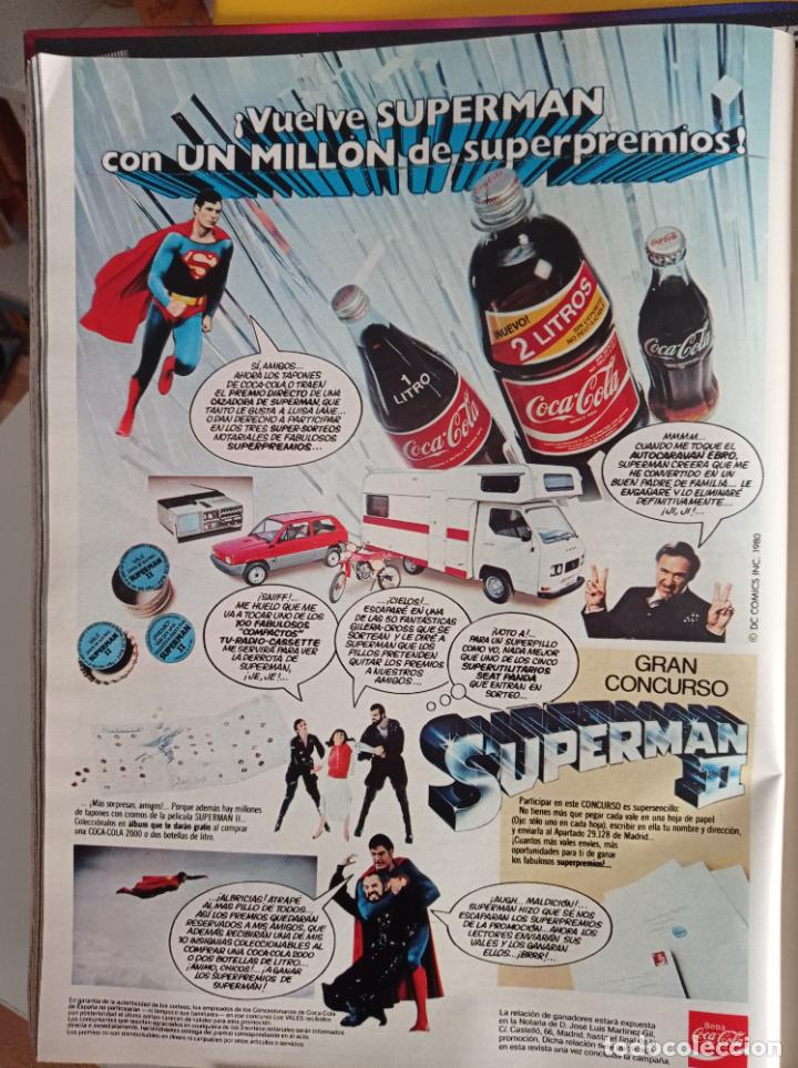 Coleccionismo de revistas y peri&oacute;dicos: ANUNCIO COCA COLA SUPER MAN SUPERMAN II