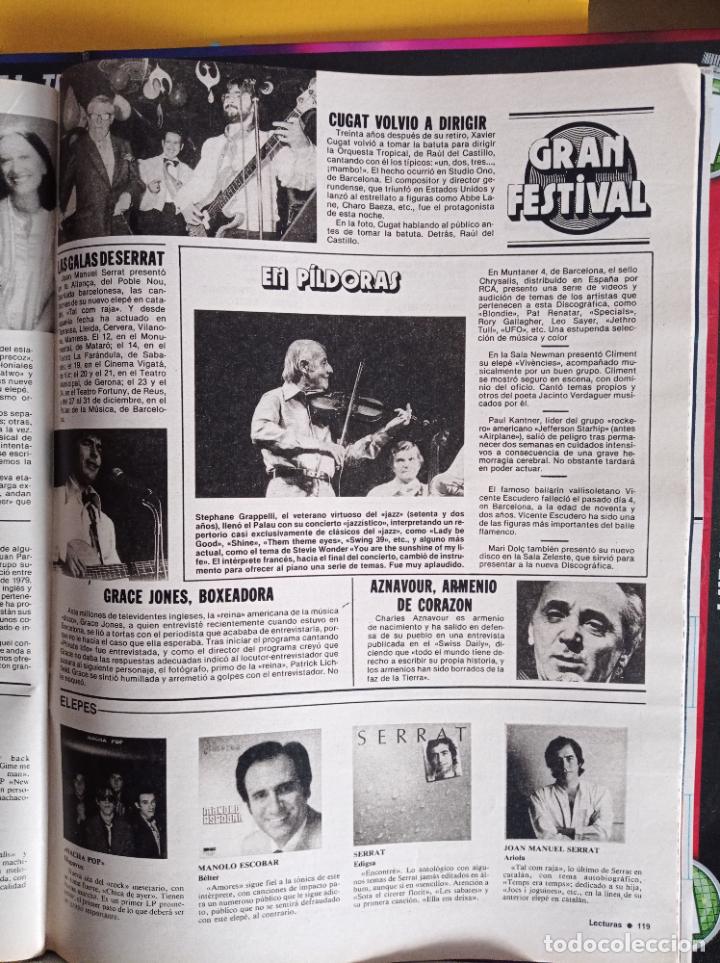 Collectionnisme de Revues et Journaux: XAVIER CUGAT MANOLO ESCOBAR SERRAT CHARLES AZNAVOUR