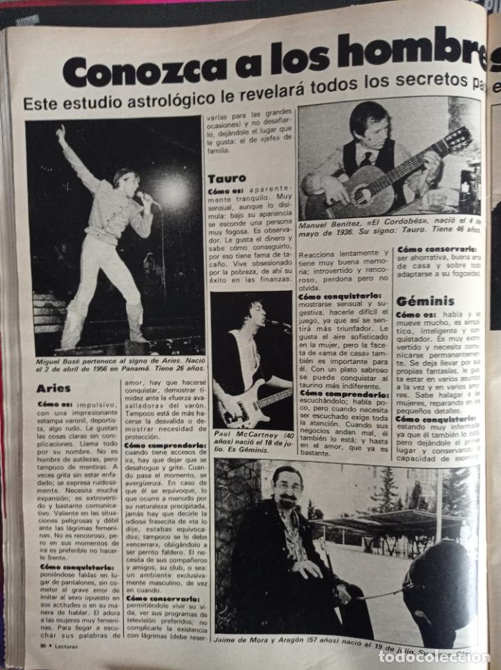 Coleccionismo de Revistas y Peri&oacute;dicos: paul mccartney miguel bose manuel benitez el cordobes jaime de mora y aragon