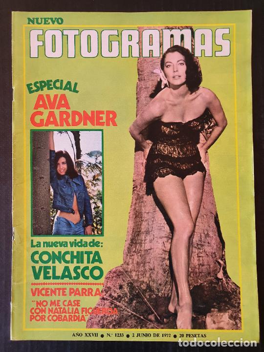 Coleccionismo de Revistas y Peri&oacute;dicos: REVISTA FOTOGRAMAS N&ordm; 1233 - PORTADA AVA GARDNER CONCHITA VELASCO - POSTER ERIKA MUNK