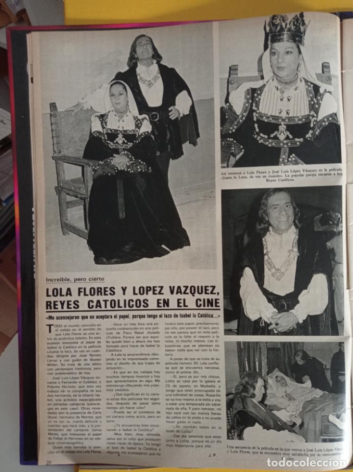Coleccionismo de revistas y peri&oacute;dicos: LOLA FLORES JOSE LUIS LOPEZ VAZQUEZ