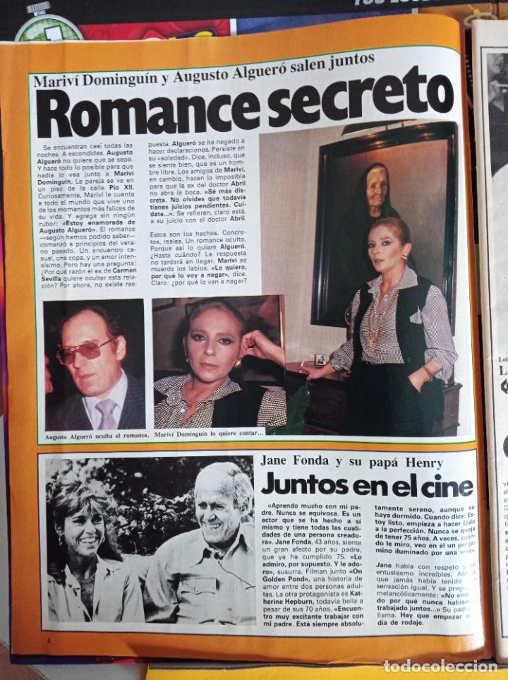 Sammeln von Zeitschriften und Zeitungen: MARIVI DOMINGUIN AUGUSTO ALGUERO HENRY JANE FONDA