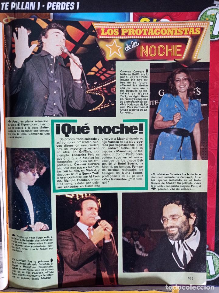 Coleccionismo de Revistas y Peri&oacute;dicos: PERET ENCARNITA POLO MANOLO ESCOBAR CARMEN CERVERA