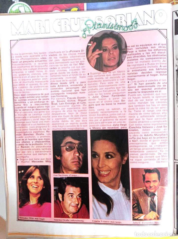 Coleccionismo de Revistas y Peri&oacute;dicos: CONCHA VELASCO MERCEDES MILA JOSE SACRISTAN