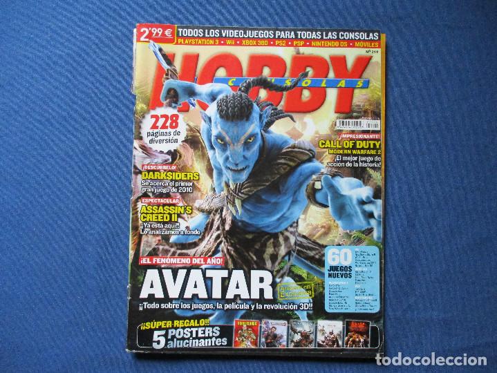 Coleccionismo de Revistas y Peri&oacute;dicos: HOBBY CONSOLAS N.&ordm; 219 / NO INCLUYE P&Oacute;STER CENTRAL