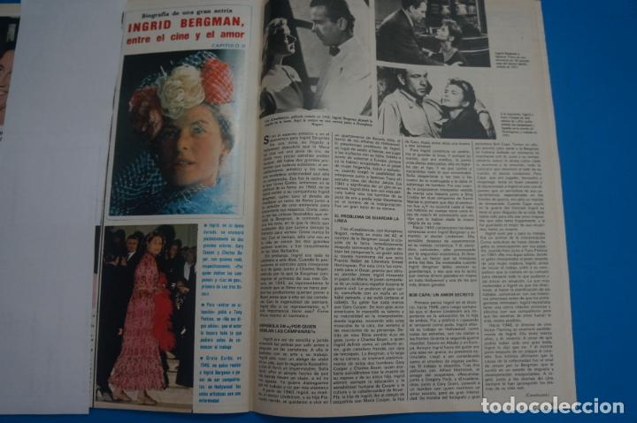 Coleccionismo de Revistas y Peri&oacute;dicos: RECORTE CLIPPING DE INGRID BERGMAN REVISTA SEMANA N&ordm; 2223 PAG. 92 Y 93 L40
