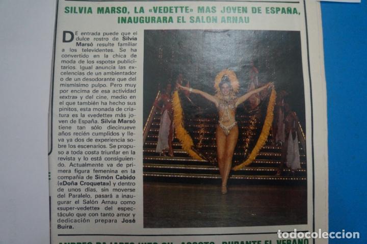 Coleccionismo de Revistas y Peri&oacute;dicos: RECORTE CLIPPING DE SILVIA MARSO REVISTA SEMANA N&ordm; 2223 PAG. 63 L40