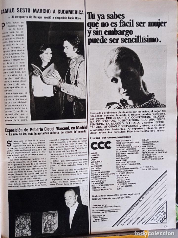 Coleccionismo de revistas y peri&oacute;dicos: camilo sesto lucia bose