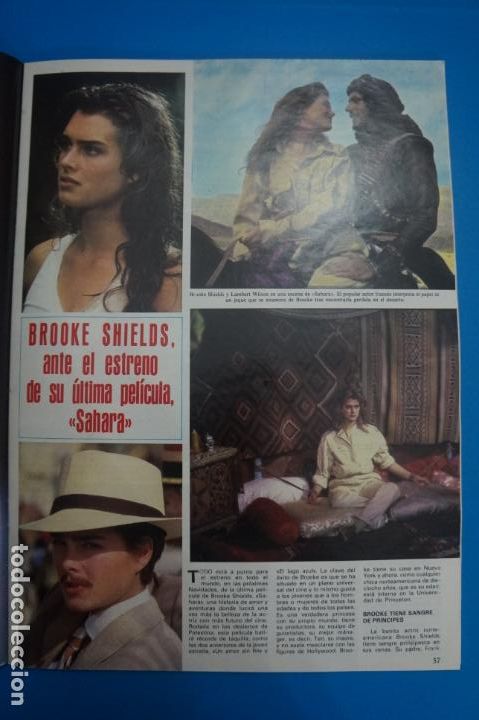 Coleccionismo de Revistas y Peri&oacute;dicos: RECORTE CLIPPING DE BROOKE SHIELDS SEMANA N&ordm; 2286 PAG. 57-60 L40
